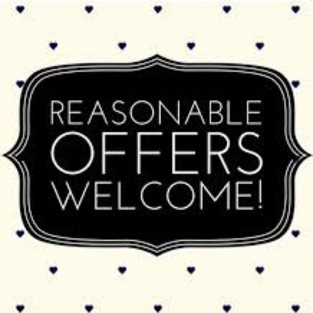 All offers are welcomed​